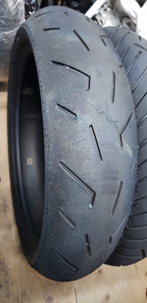 中古 Continental コンチネンタル タイヤ前後セット 110/80 ZR 18 150/65 R18 コンチロードアタック3CR ContiRoadAttack3 CR  Z1 Z2の画像8