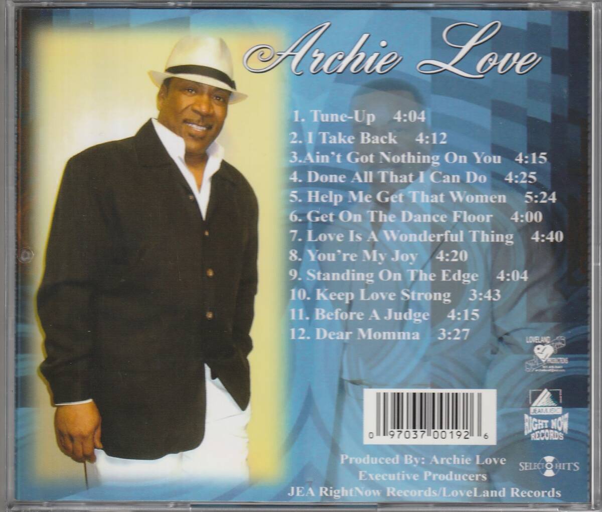 中古CD■SOUL/R&B■ARCHIE LOVE／Love Chronicles／2008年／The Main Attraction／インディソウル■J. Blackfoot, Bigg Robb, Bar-Kays_画像2