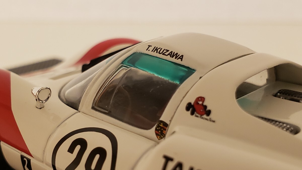 EBBRO RACING CAR COLLECTION 638 PORSCHE 910 Japan GP 1968 TAKI RACING TEAM 生沢 徹1:43 この出品の為に初開封保管品 ￥1スタート_画像9