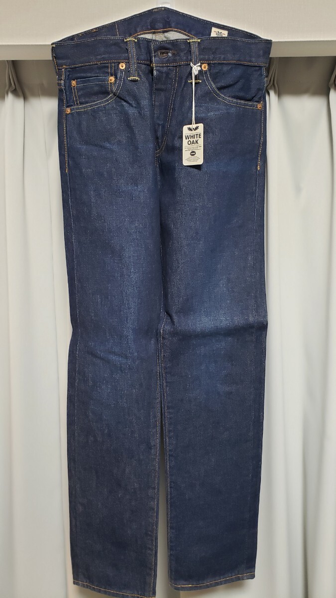 Levi'sリーバイス511アメリカ生産最終 MADE FROM WHITE OAK CONE DENIM W30 L32 未使用保管品 MADE IN USA 総丈102、股下76cm ￥1スタ　_画像1