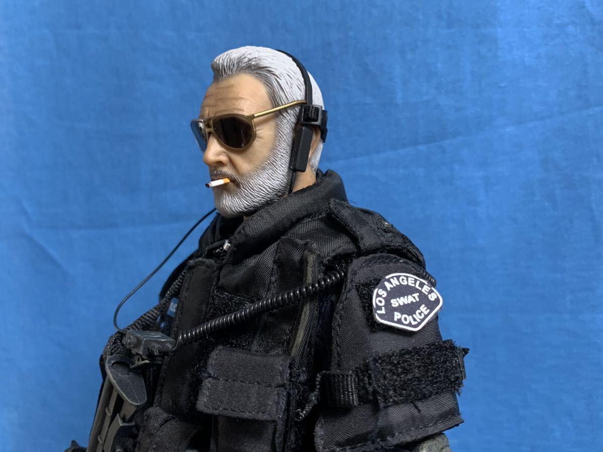 1/6 SWAT man custom figure Sean connector Lee . Los Angeles city . Roth city . shooter man ..1 jpy 1 jpy ~ man figure 