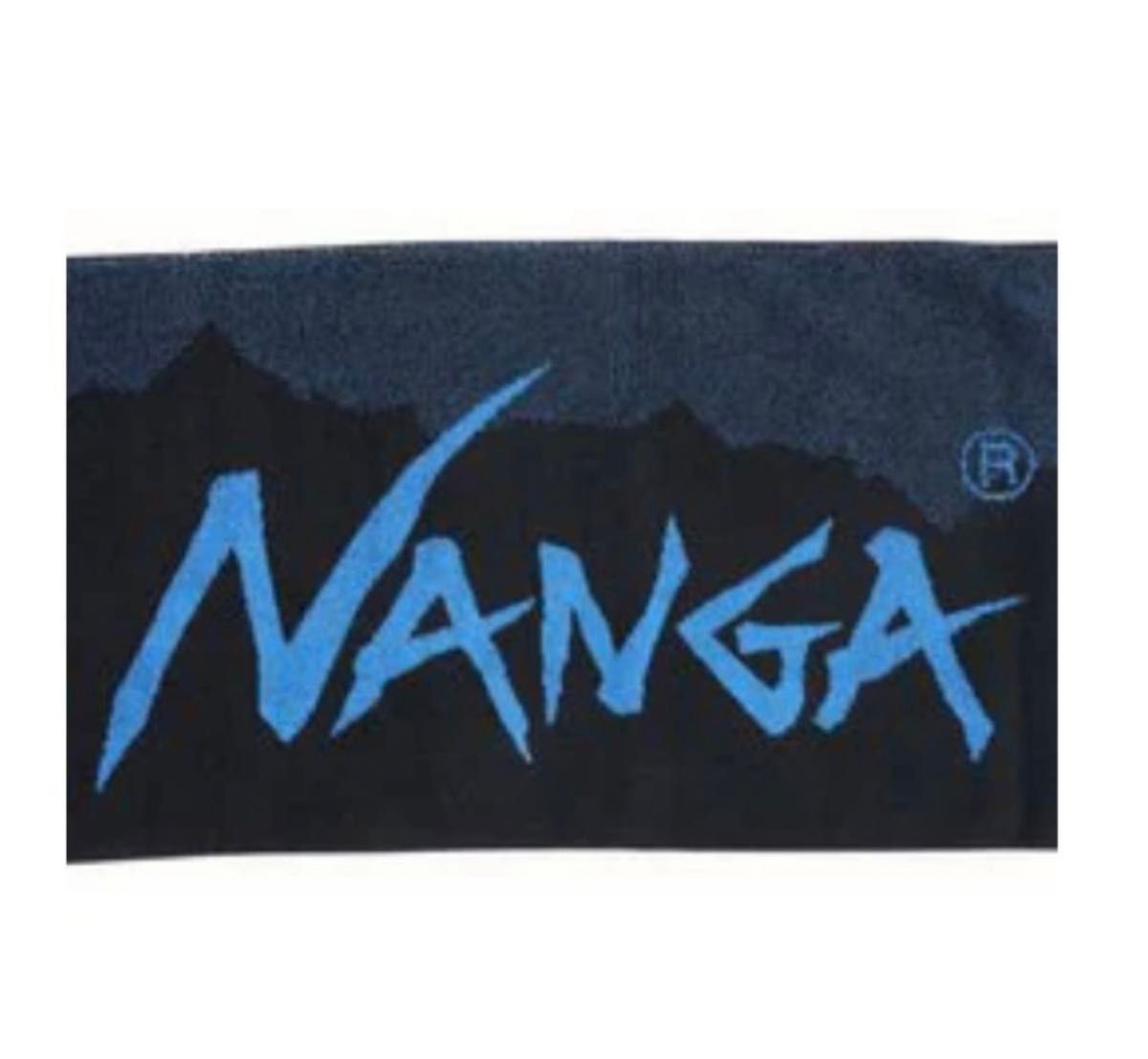 NANGA ナンガ ロゴフェイスタオル NANGA LOGO FACE TOWEL N1FT BLU ブルー [フェイスタオル]