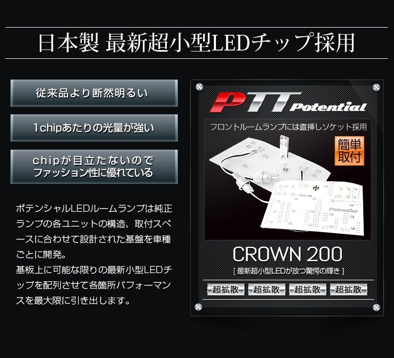 ◇訳あり◇　トヨタ　クラウン　200系　LED　ルームランプ　シャンパンゴールド 3000K　送料無料!_画像2