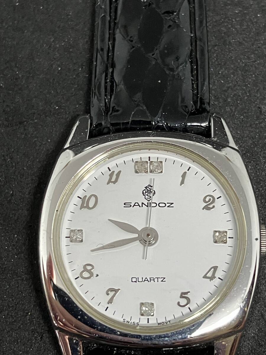 1円 希少 レア SANDOZ サンドス レディース 腕時計 SILVER シルバー 銀 925 コレクション 現状品 保管品 レトロ ヴィンテージ SL-1017_画像7