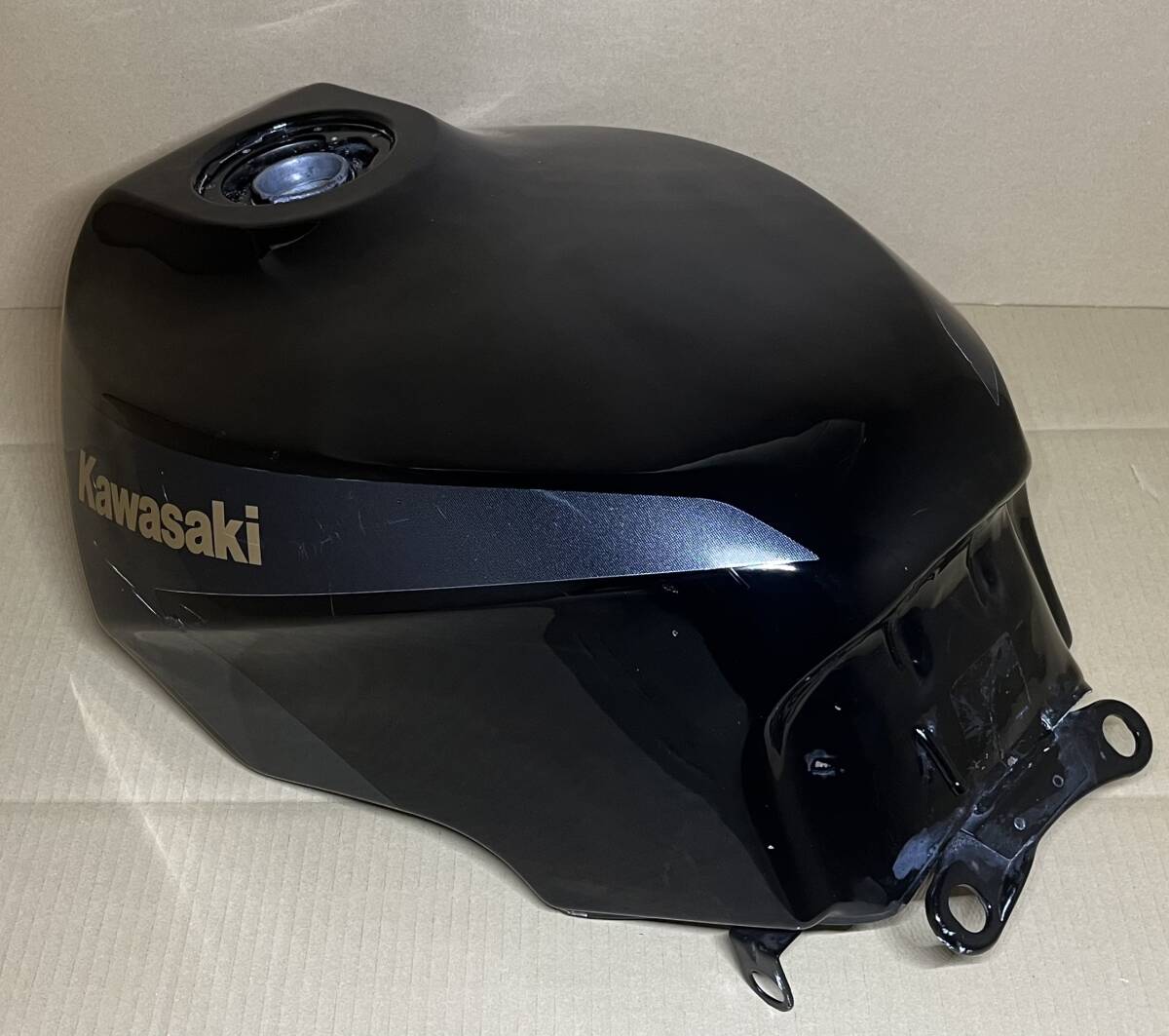 希少激レア貴重●特選中古1点限★KAWASAKI 純正★FX400R★ノーマル/フューエル/燃料/ガソリン/タンク ブラック/黒 カワサキ GPZ400R 16B317_画像6