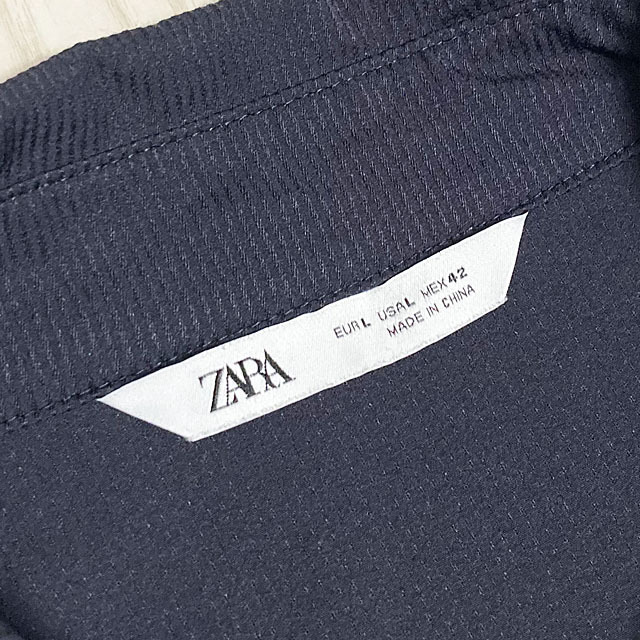 ZARA シャツブルゾン ザラ メンズ Lサイズ ☆美品