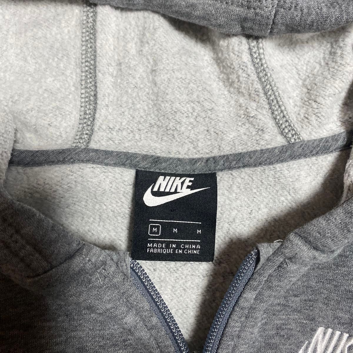 キッズ　NIKE  スエット　上下セット　裏ボア　トップス150  パンツ140  グレー色