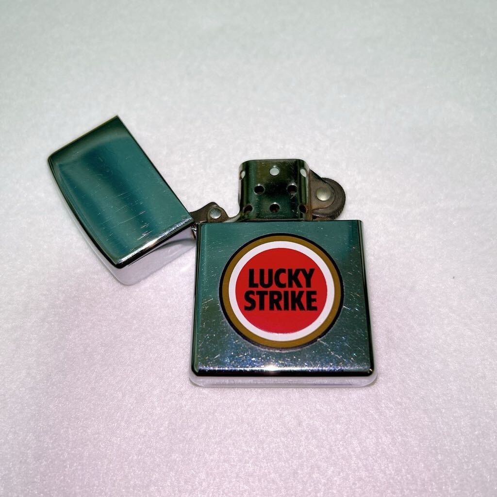 【送料無料】【ジャンク品】ZIPPO LUCKY STRIKE ジッポ　ラッキーストライク _画像3