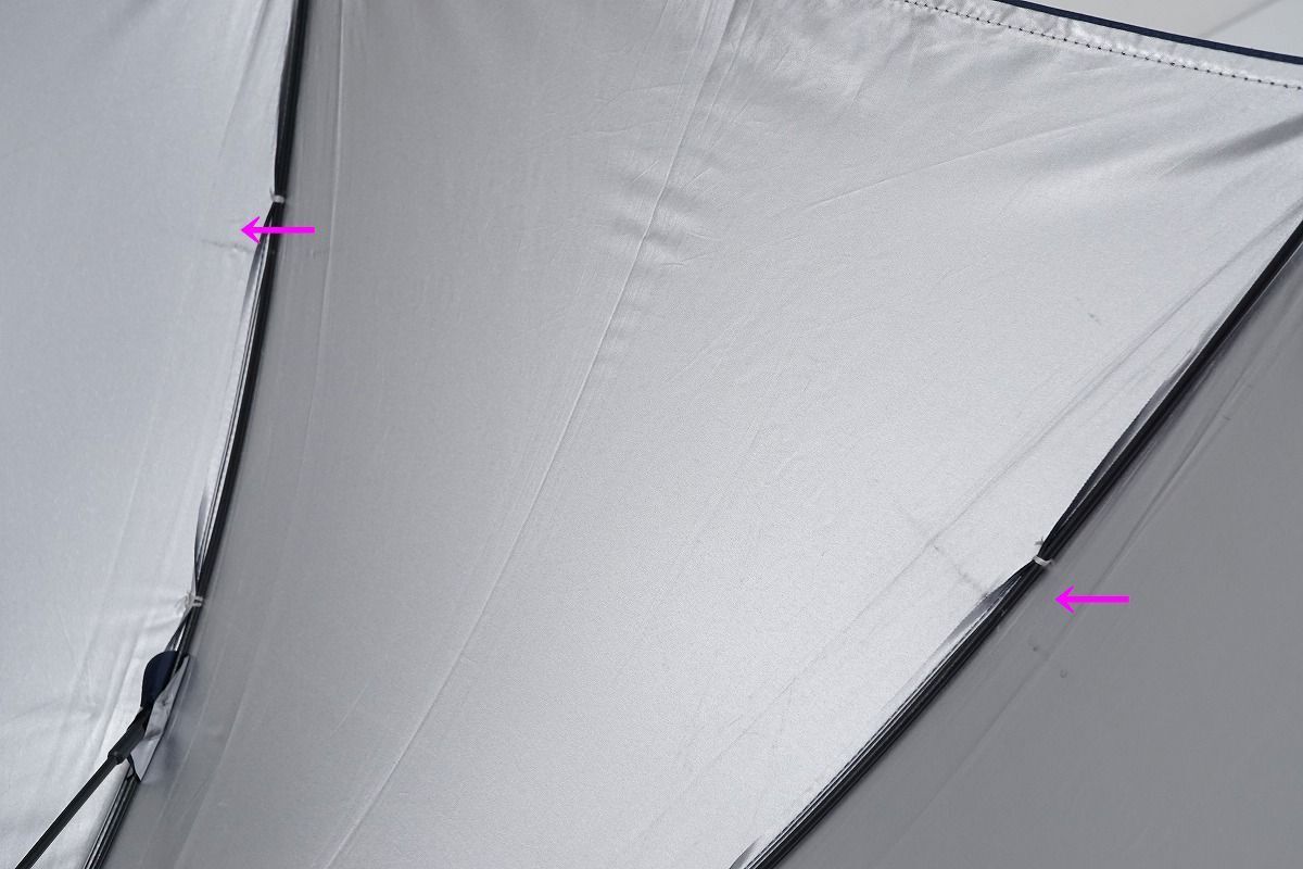 晴雨兼用傘 MIZUNO ミズノ USED美品 ネイビー ロゴ UV 遮光 グラス骨 ジャンプ 62cm 通勤 通学 C A0416_画像10