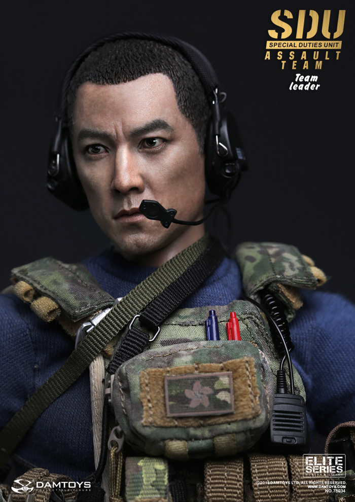 Damtoys 1/6 無線機 ヘッドセット 香港警察 SDU 特殊部隊 飛虎隊 特別任務連 キャプテン 検 Dam DID ホットトイズ_画像4