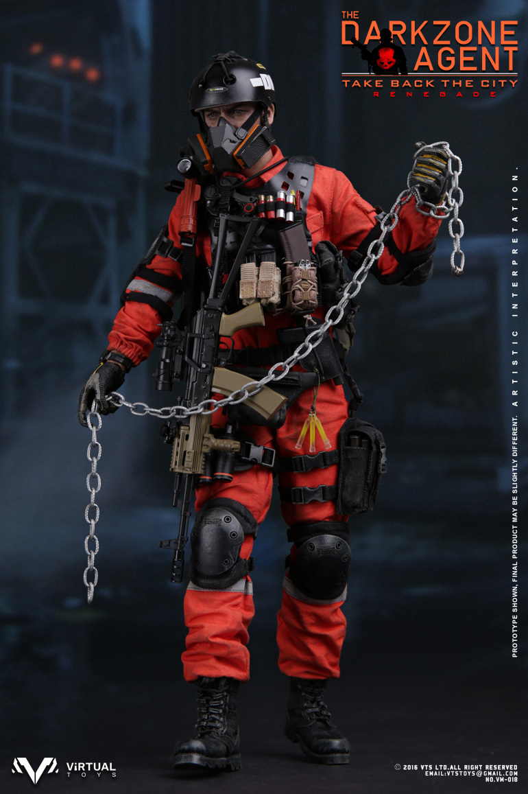 VTS Toys 1/6 AK74M 自動小銃 ライフル マガジン THE DARKZONE AGENT VM-018 RENEGADE ディビジョン 検 Damtoys DID ホットトイズ_画像3