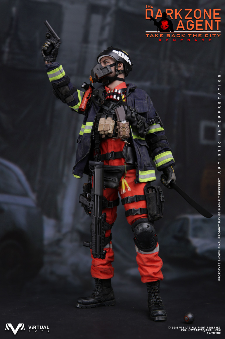 VTS Toys 1/6 信号拳銃 信号弾 ホルスター THE DARKZONE AGENT VM-018 RENEGADE ディビジョン 検 Damtoys DID ホットトイズ_画像2