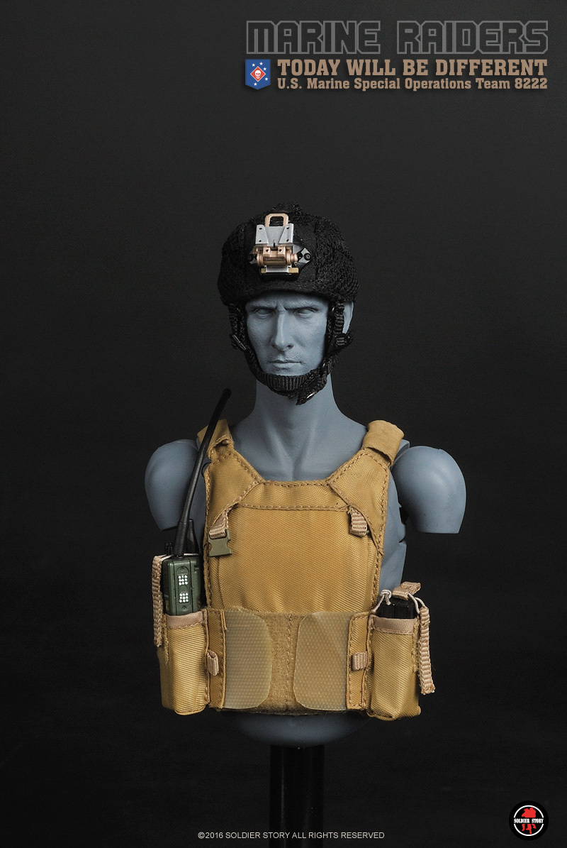 Soldier Story 1/6 ヘルメット アメリカ海兵隊特殊作戦部隊 マリーン・レイダース チーム SS094 検 Damtoys DID ホットトイズ_画像7