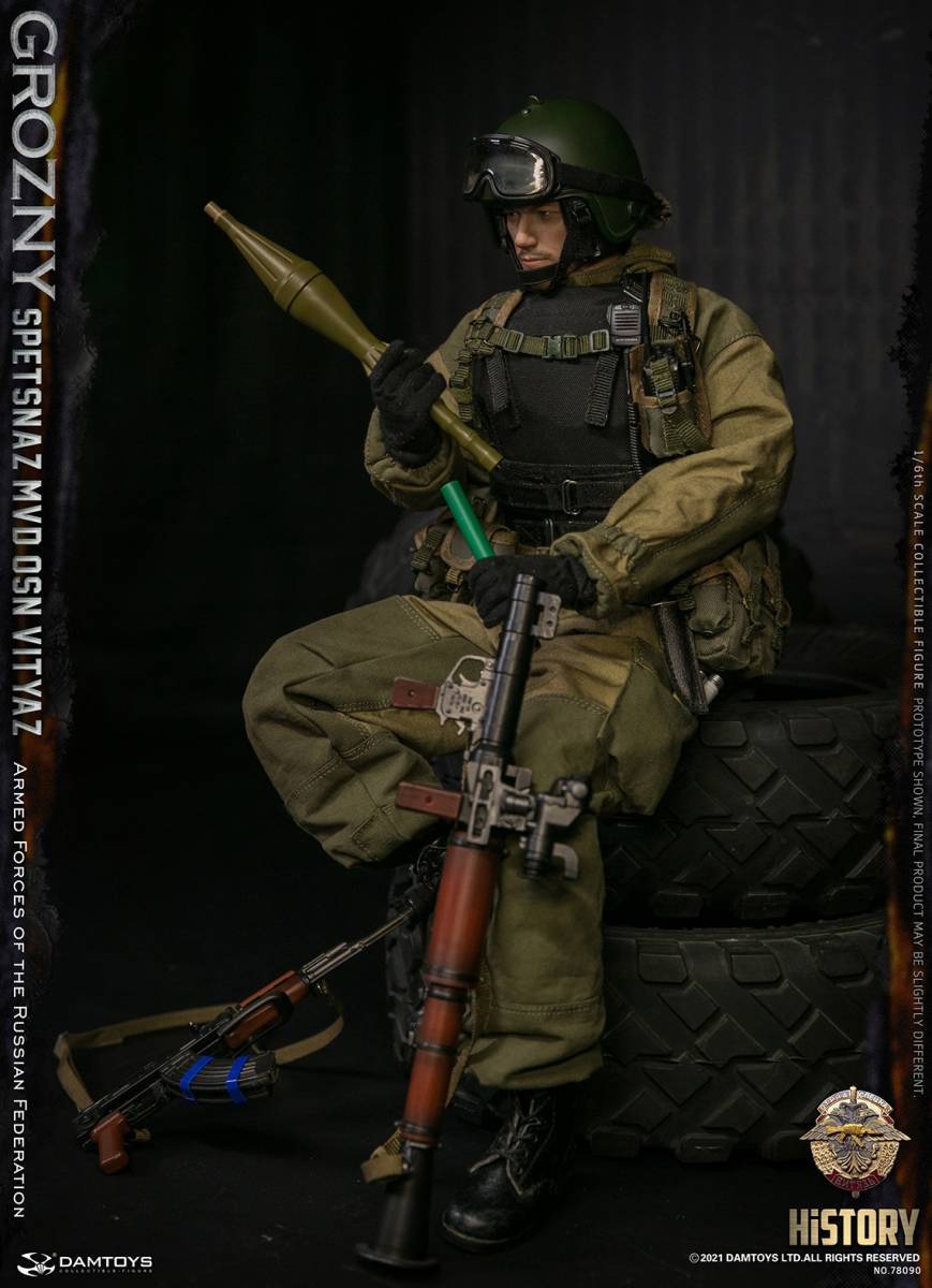 Damtoys 1/6 ヘッド ルーク・エヴァンズ似 ロシア連邦内務省国内軍 スペツナズ グロズヌイ 78090 検 DID Easy&Simple ホットトイズ_画像8