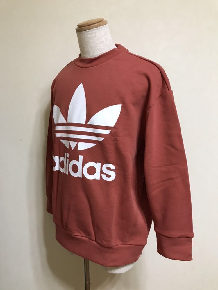 【新品】 adidas originals TREF OVER CREW アディダス オリジナルス オーバーサイズ スウェット ビッグロゴ トレーナー サイズS 長袖_画像7