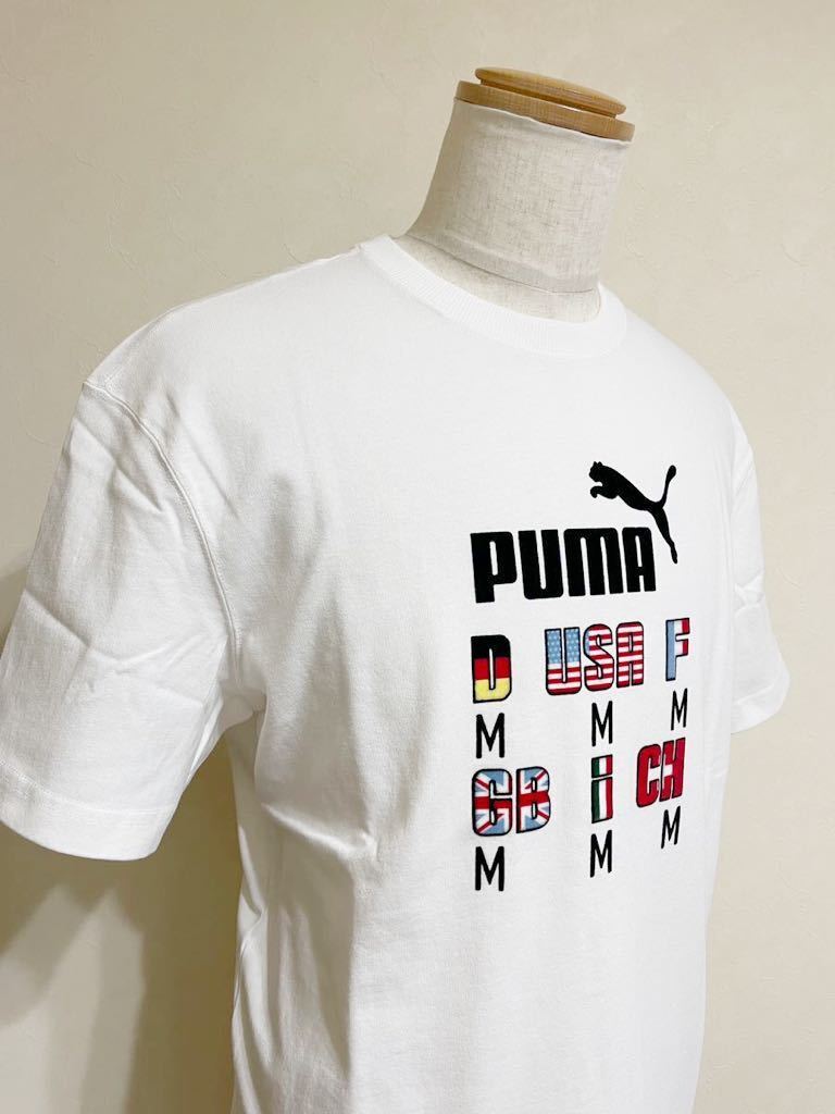 【新品】 PUMA THE NEVERWORN GRAP TEE プーマ クルーネック Tシャツ トップス USサイズM 半袖 白 533479 02_画像9