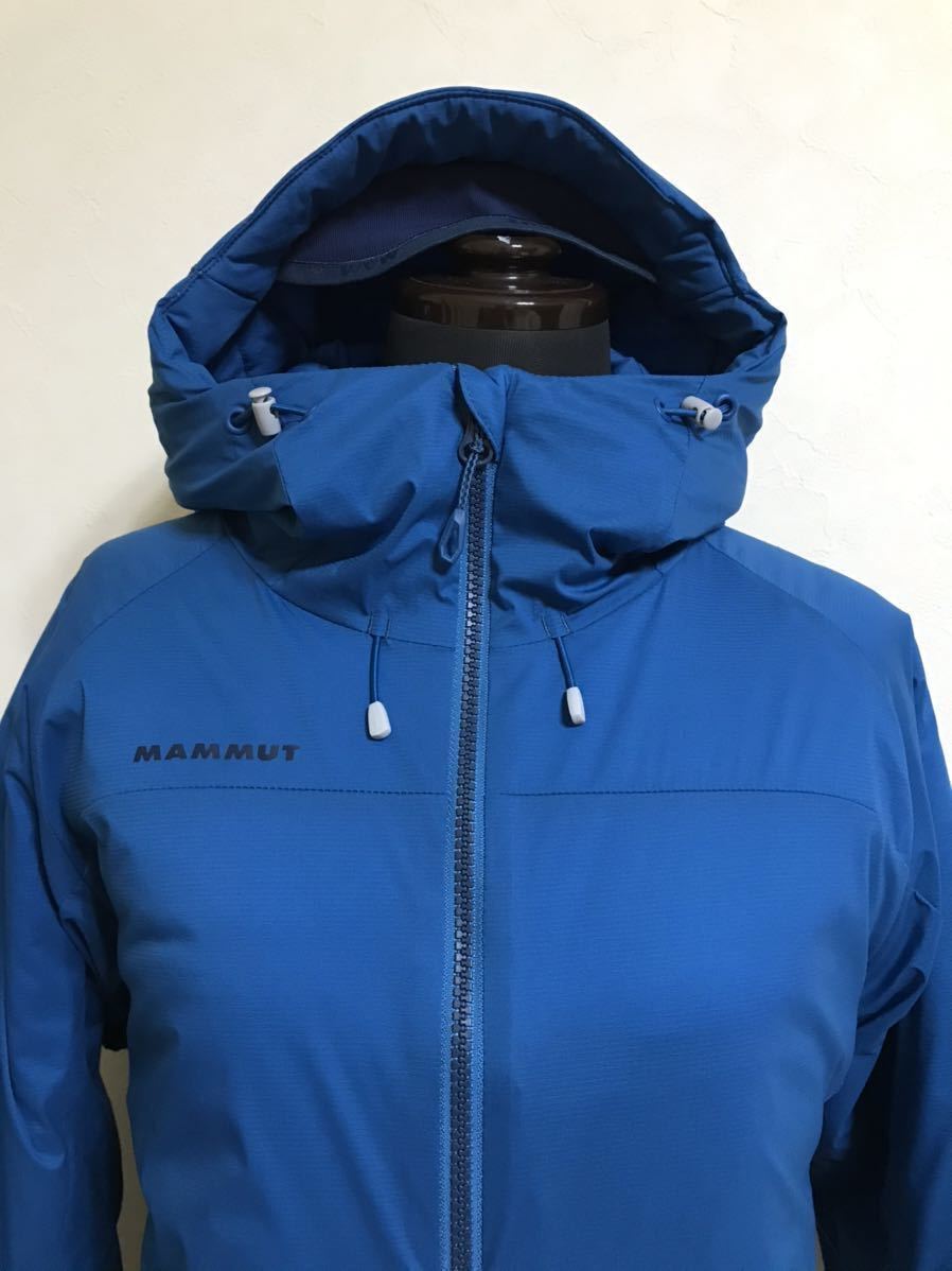 【新品】 MAMMUT マムート アウトドア レディース 中わた ジャケット ジップパーカ PERTEX 防寒 登山 ナイロン 日本サイズL 長袖 165/92A_画像3