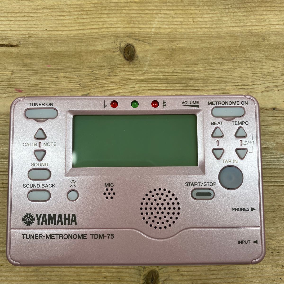 ♪ 送料無料　YAMAHA チューナー/メトロノーム(TMD-75PP) 未使用品_画像5