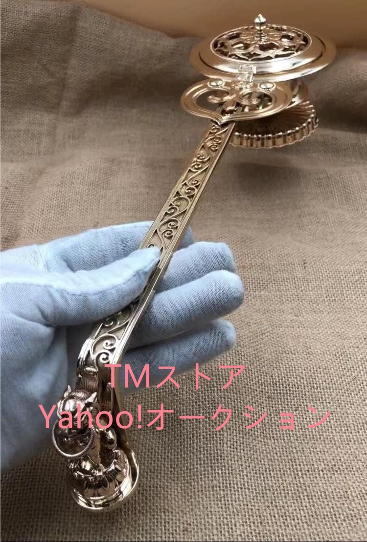 柄香炉 密教法具 寺院用仏具 太子型柄香炉 真鍮製 密教で使 柄香炉 密教法具 寺院用仏具 太子型柄香炉 真鍮製 密教で使