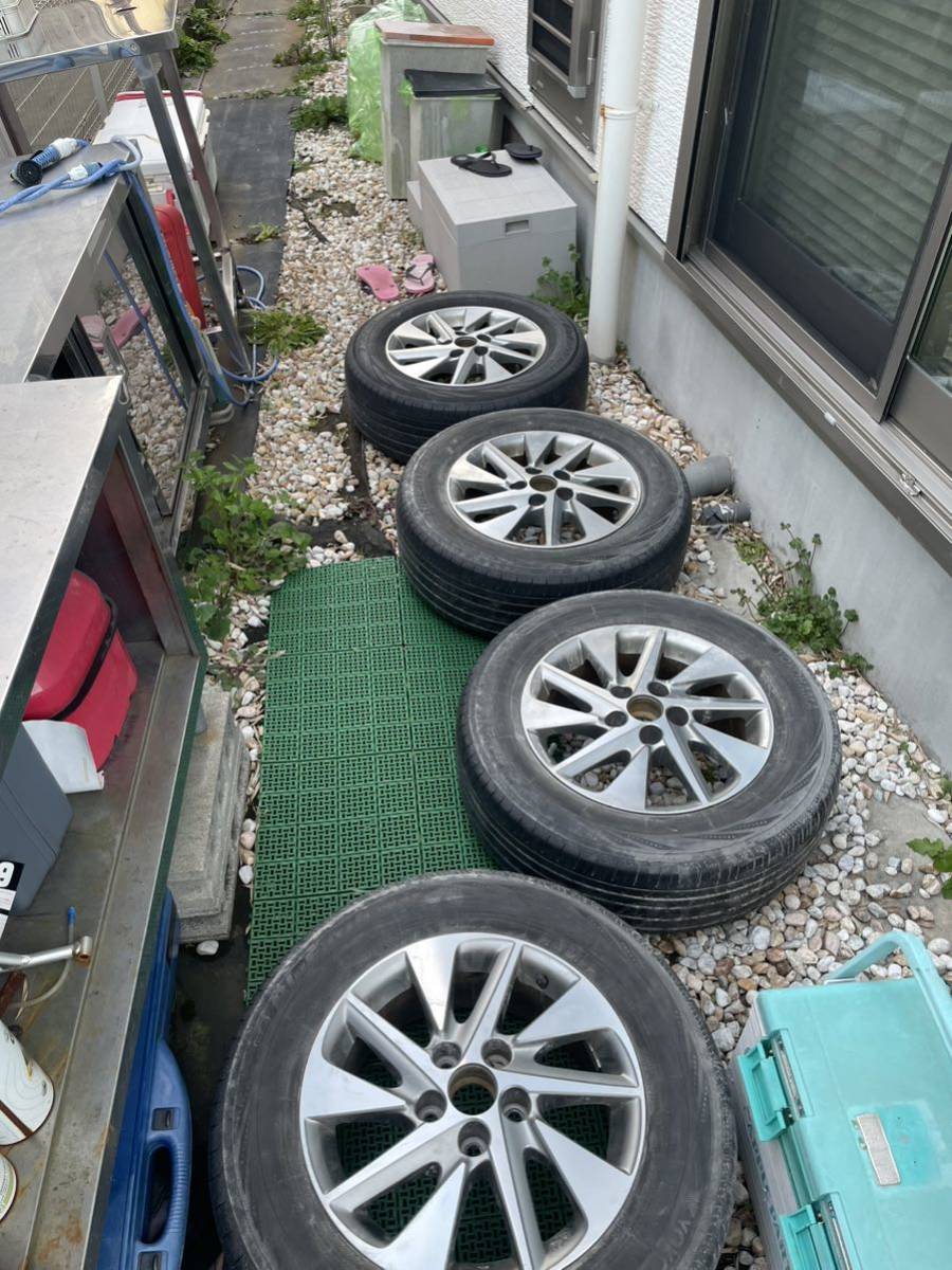 小牧　引き取り限定　215/65/R16 16インチトヨタ純正アルミホイールベルファイア　アルファード_画像1