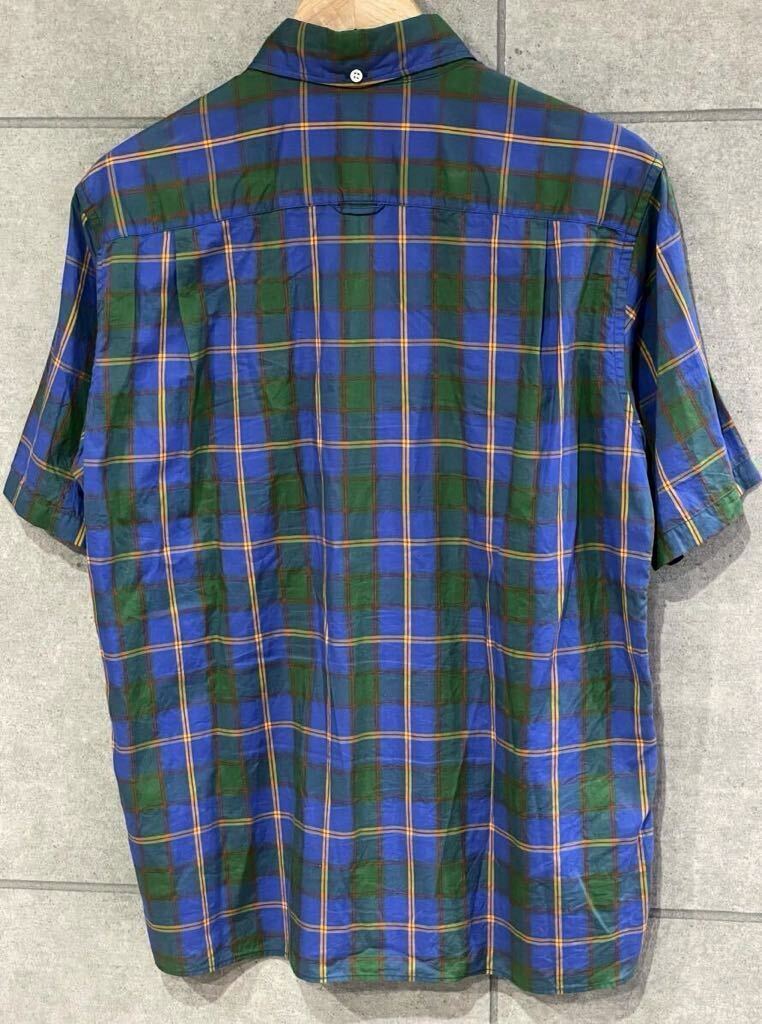 夏場に！ uniform experiment ユニフォームエクスペリメント MADRAS CHECK S/S ボタンダウン 半袖シャツ 3サイズ SOPH. 送料込 新規×_画像4