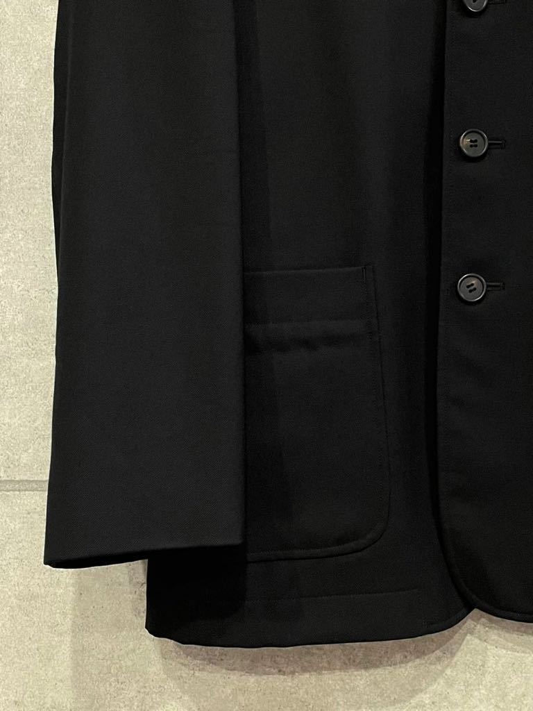 上質高級 日本製 Paul Smith ポールスミス ウール カバーオール ジャケット ブラック 黒 Mサイズ メンズ 状態良好 新規×_画像4