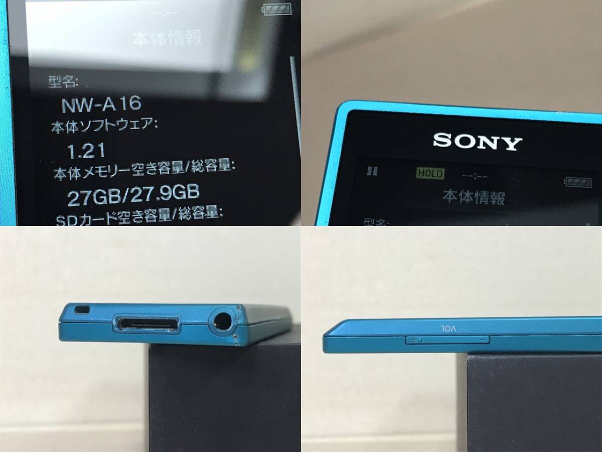 sony nw-A16 walkman　ポータブルオーディオプレーヤー_画像10