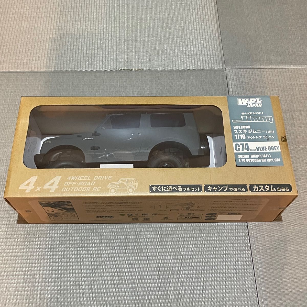 WPL JAPAN スズキ ジムニー 1/10 ラジコンカー ブルーグレー WPL JAPAN スズキ ジムニー 1/10 ラジコンカー ブルーグレー