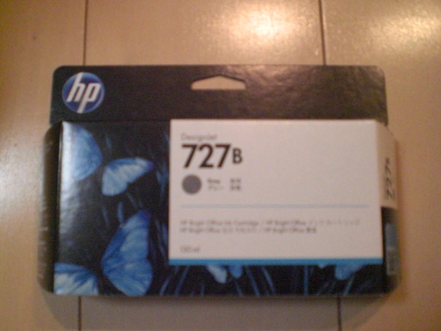 HP インクカートリッジ 727B グレー 推奨期限2025.2 他の色も出品中の画像1