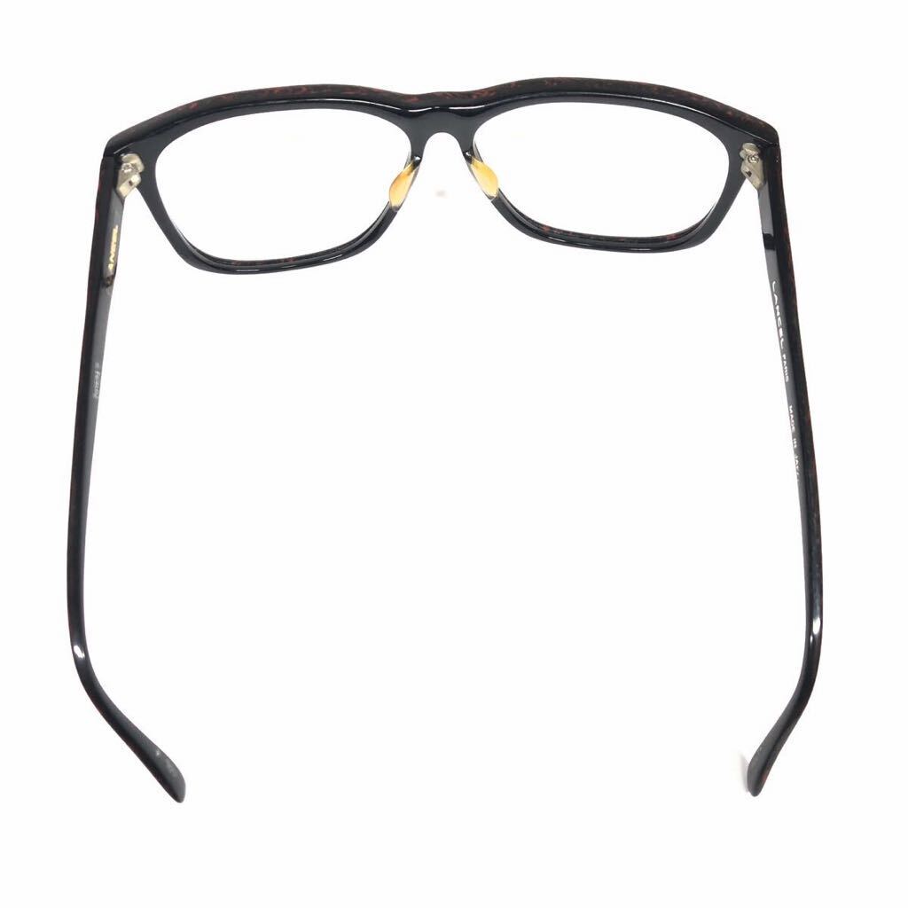 【ランセル】本物 LANCEL 伊達眼鏡 Lロゴ L-1721 フレーム サングラス メガネ めがね ブラウン色系 メンズ レディース 送料520円_画像6