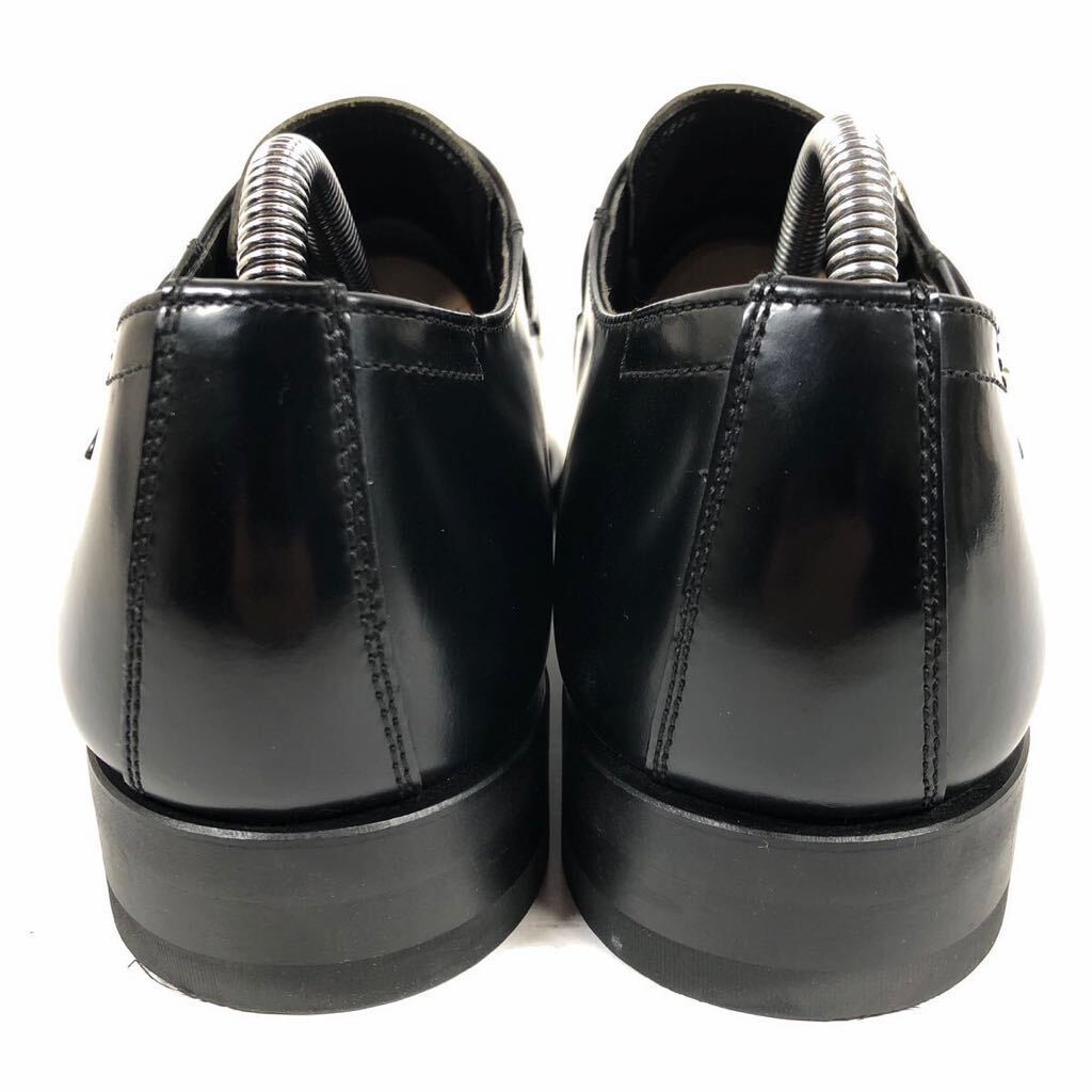 【リーガル】本物 REGAL 靴 25cm 黒 モンクストラップ ビジネスシューズ 本革 レザー 男性用 メンズ 25 bの画像3