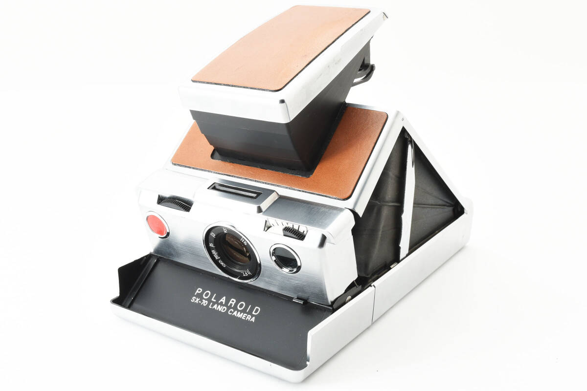 【良品】 Polaroid ポラロイド SX-70 Land Camera ALPHA 1 インスタントカメラ 動作確認済み #1494_画像1