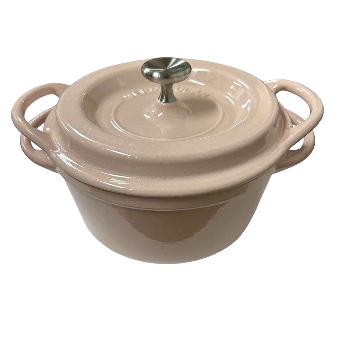 VERMICULAR バーミキュラ OVEN POT ROUND #14 オーブンポットラウンド 14cm 鍋 ピンク キッチン用品_画像1