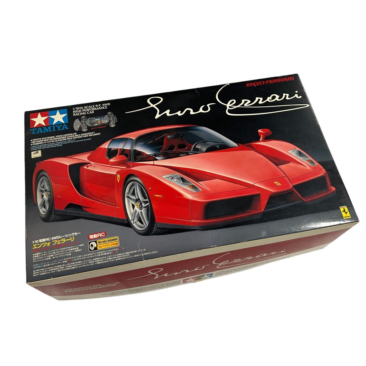 タミヤ 1/10 電動RC エンツォフェラーリ TAMIYA ENZO FERRARI ITEM 58298 18800 TB01シャーシ 希少_画像1