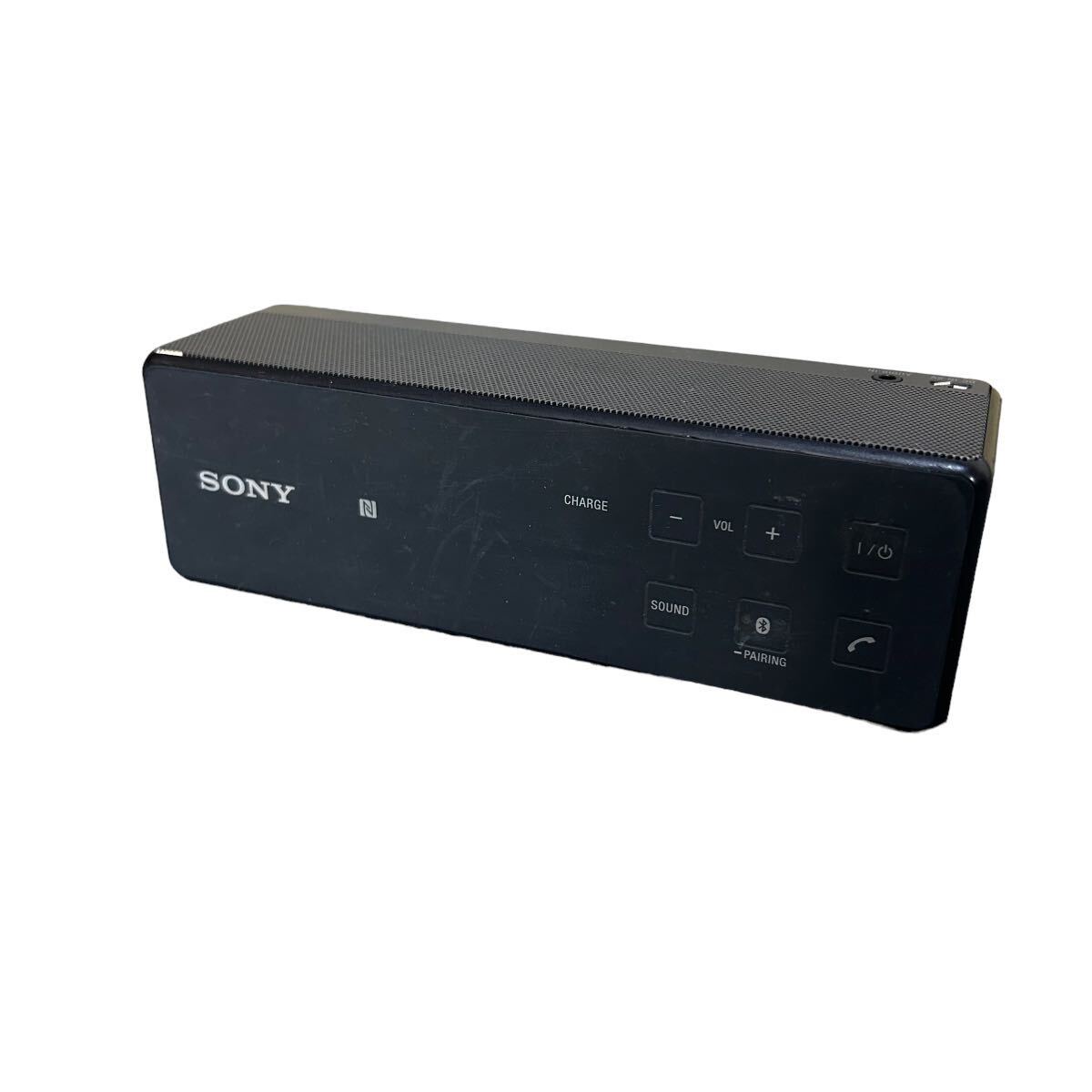 ソニー SRS-X33 SONY Bluetooth ワイヤレスポータブルスピーカー パーソナルオーディオシステム ブラック 2015年製_画像1