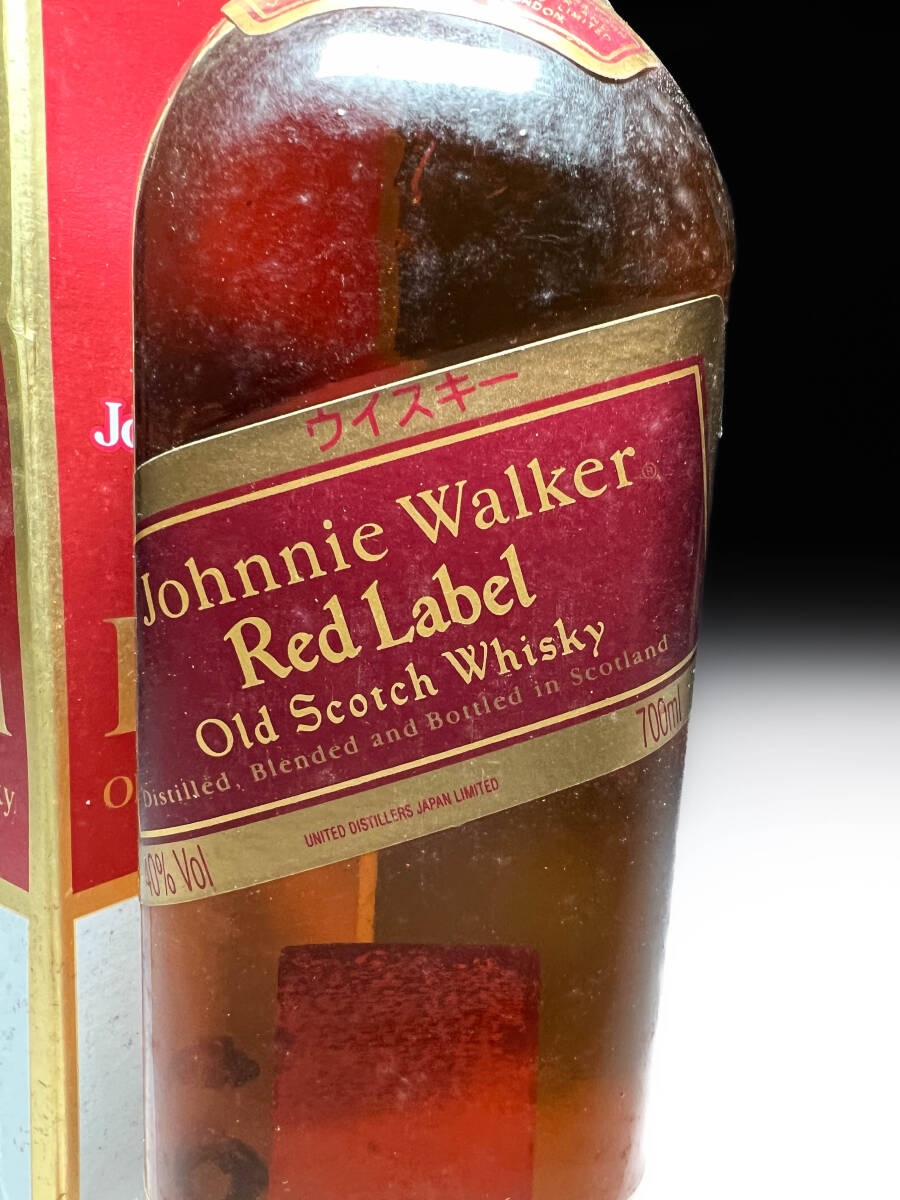 ■ジョニーウォーカー Johnnie Walker RED Label Scotch Whisky Blended ジョニ赤 スコッチウイスキー の画像3