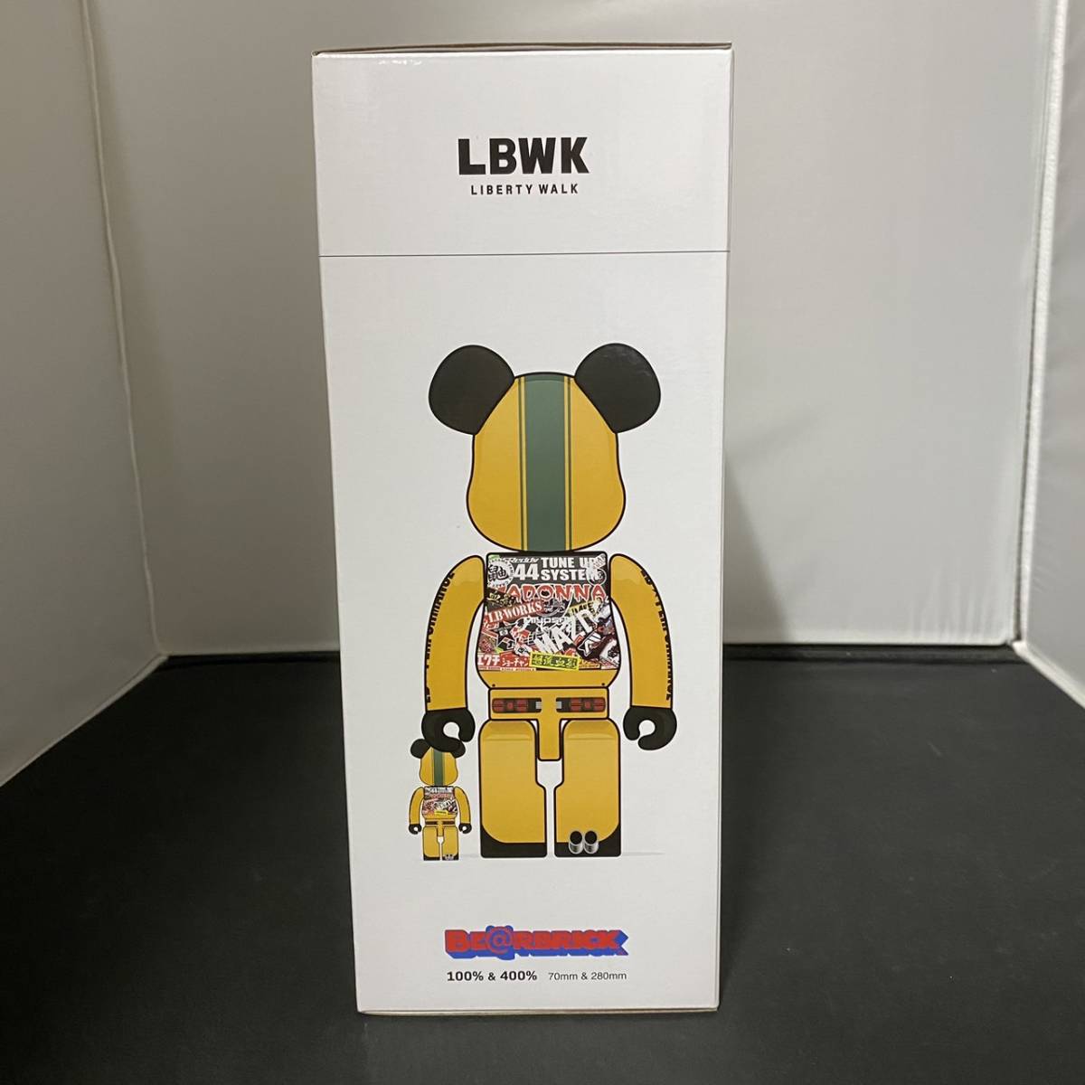 ★☆希少 LBWK 限定 BE＠RBRICK ベアブリック リバンナくん 100% 400% セット メディコムトイ MEDICOM TOY☆★