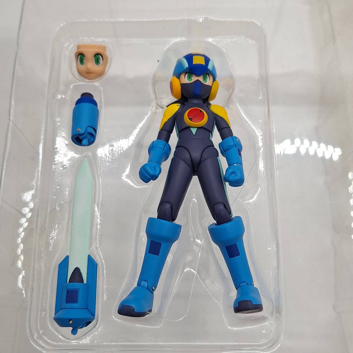 ロックマン エグゼ フィギュア 千値練 4インチネル 4 INCHNEL ROCKMAN EXE 美品 ROCKMAN.EXE アクションフィギュア 【4307-1】の画像6