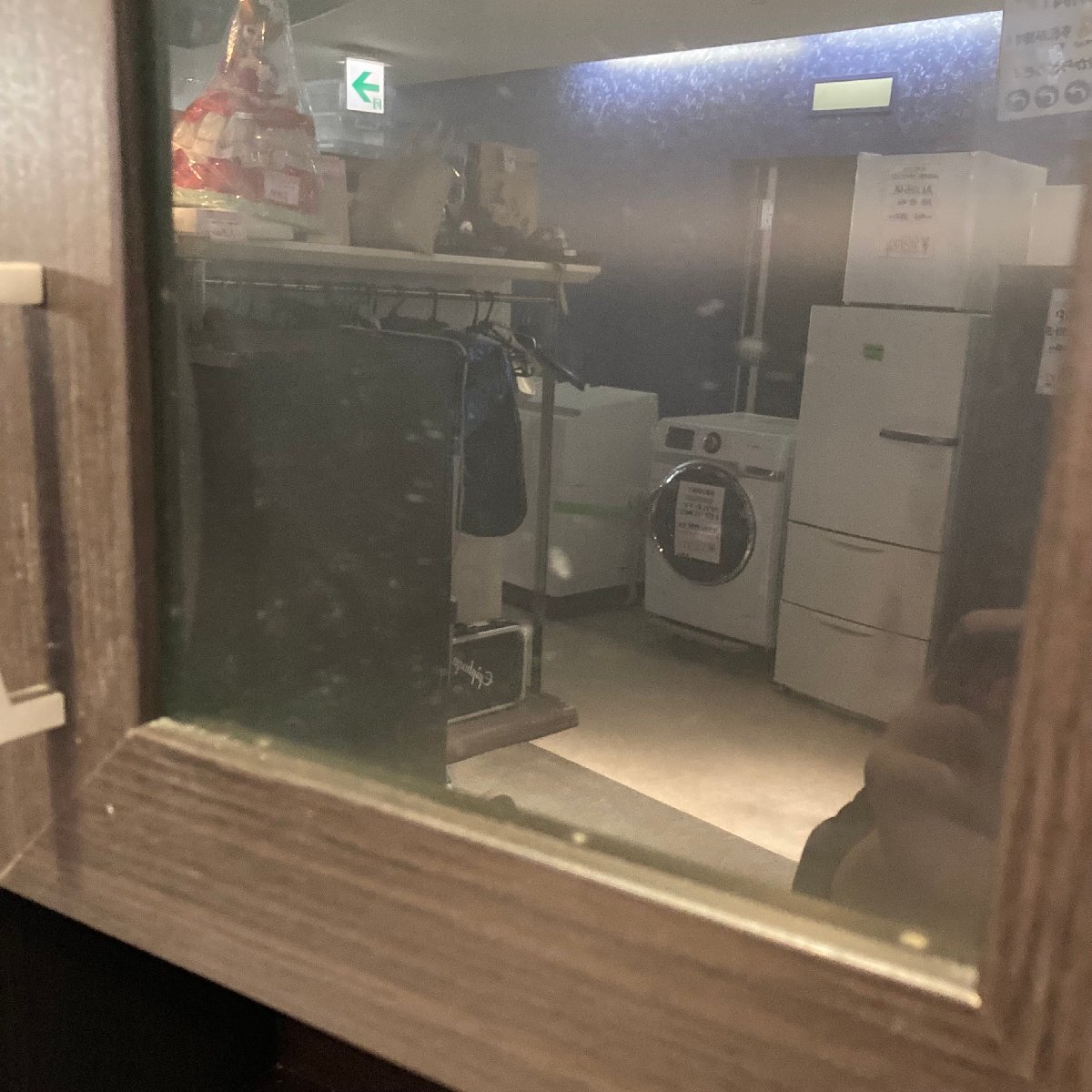 札幌市内送料無料●ニトリ●食器棚つき レンジボード コパン ダークブラウン 幅60cmの画像8