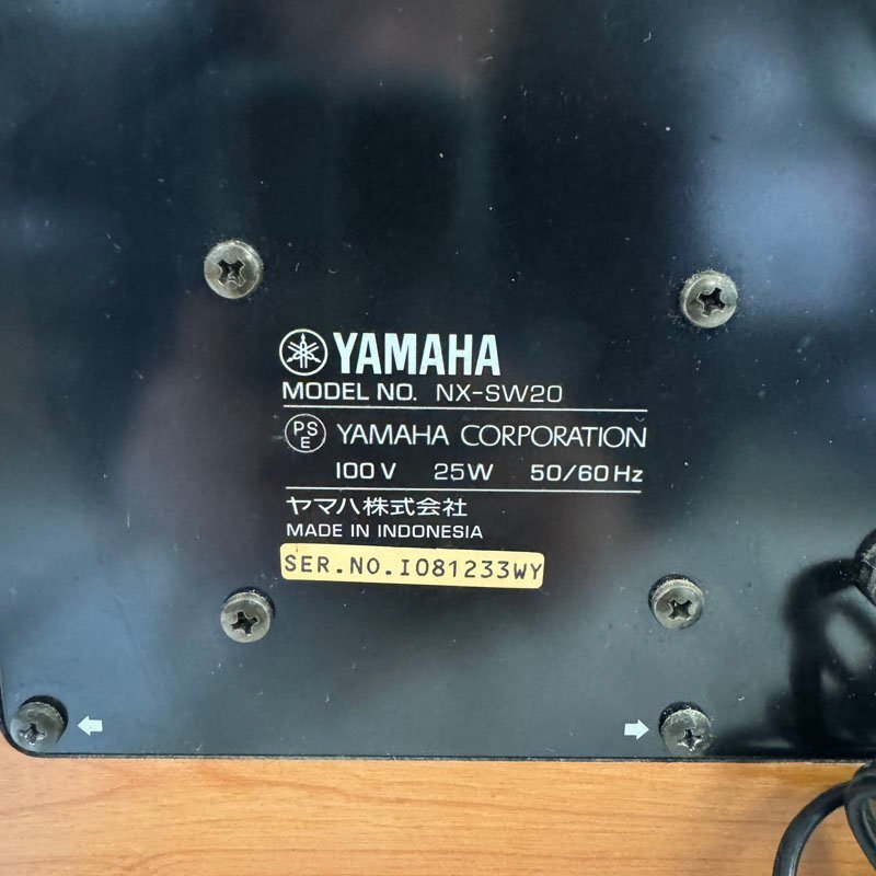 中古●YAMAHA ヤマハ ホームシアターサラウンドシステム●5.1ch AVC-S20/NX-SW20/NX-S20/NX-C20 リモコン無し 音出しOK 札幌_画像5