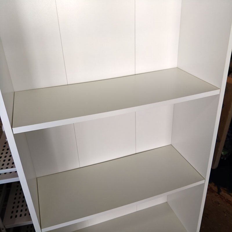 札幌市内送料無料●IKEA/イケア●本棚 ホワイト GERSBY/ゲルスビー W60×D24×H180　中古_画像3