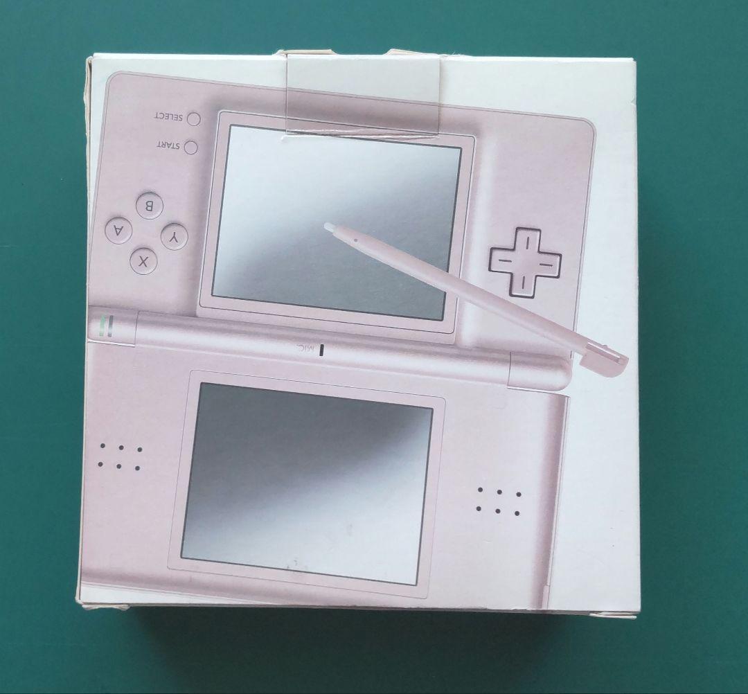 【中古・美品】ニンテンドーDS Lite Metallic Rose箱付34-2