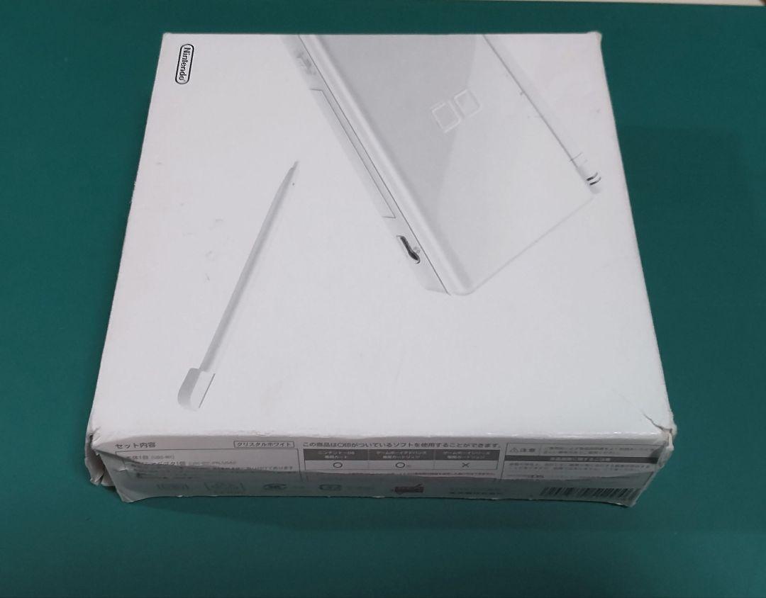 訳あり【中古品】ニンテンドーDS Lite Crystal White箱付 35