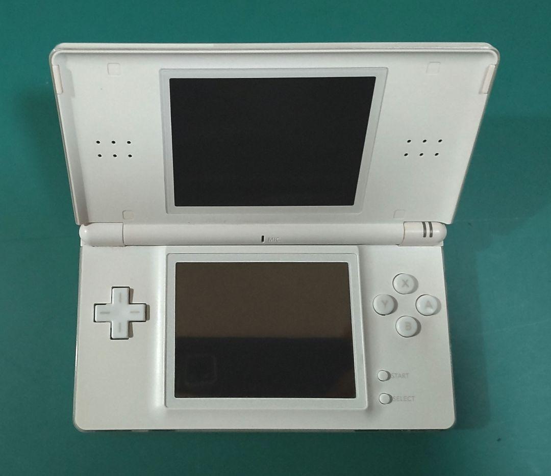 訳あり【中古品】ニンテンドーDS Lite Crystal White本体のみ①