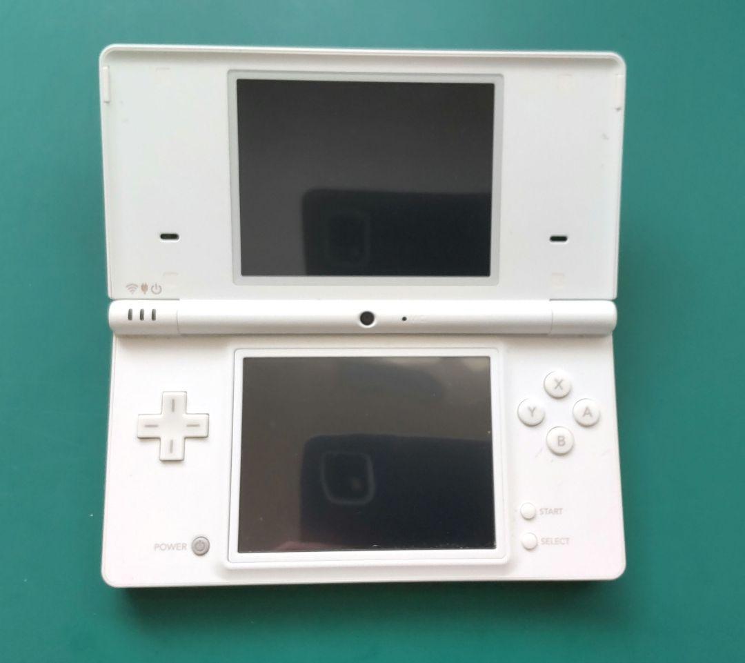 【中古・美品】ニンテンドーDS Lite Crystal White 本体のみ②