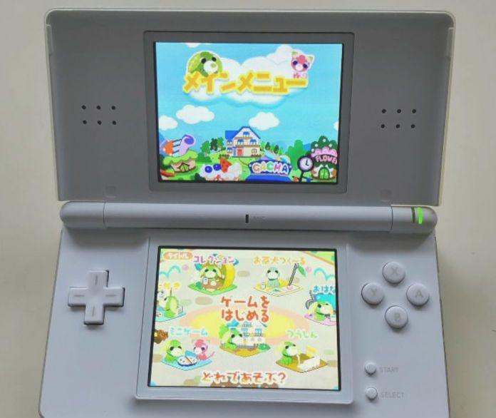 【中古・美品】ニンテンドーDS Lite Crystal White 箱付 28