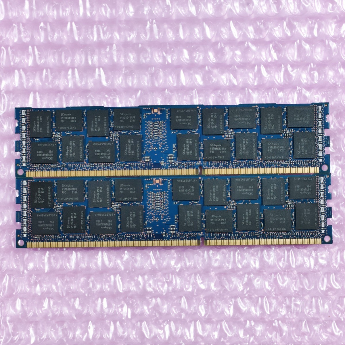 【動作確認済】SK Hynix DDR3-1600 計32GB (16GB×2枚セット) PC3-12800R ECC Registered RIMM メモリ HP純正 (在庫1)の画像2
