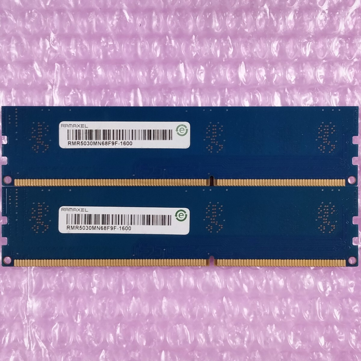 【動作確認済み】RAMAXEL DDR3-1600 8GB (4GB×2枚) PC3L-12800U デスクトップ用メモリ / 在庫9-の画像2