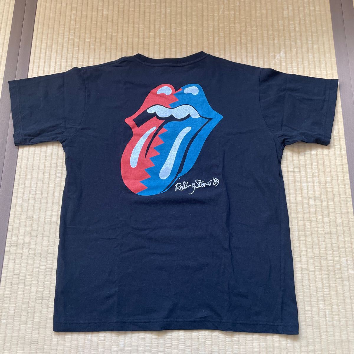 ローリングストーンズ TシャツThe Rolling Stones バンドTシャツ リップタン ロゴTシャツ ミックジャガー キースリチャーズ 半袖Tシャツの画像1