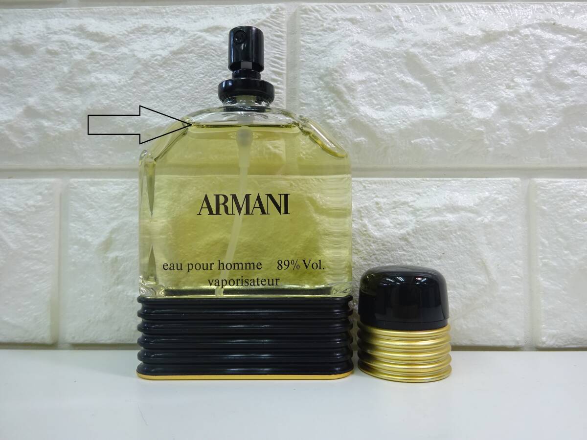 GIORGIO ARMANI ジョルジオアルマーニ eau pour homme プールオム 100ml 香水 063M-04の画像2